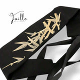 TAILLE Embroidered Wide Obi Waist Belt Wrap