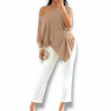 BLUSA Asymmetrical Elegant Top