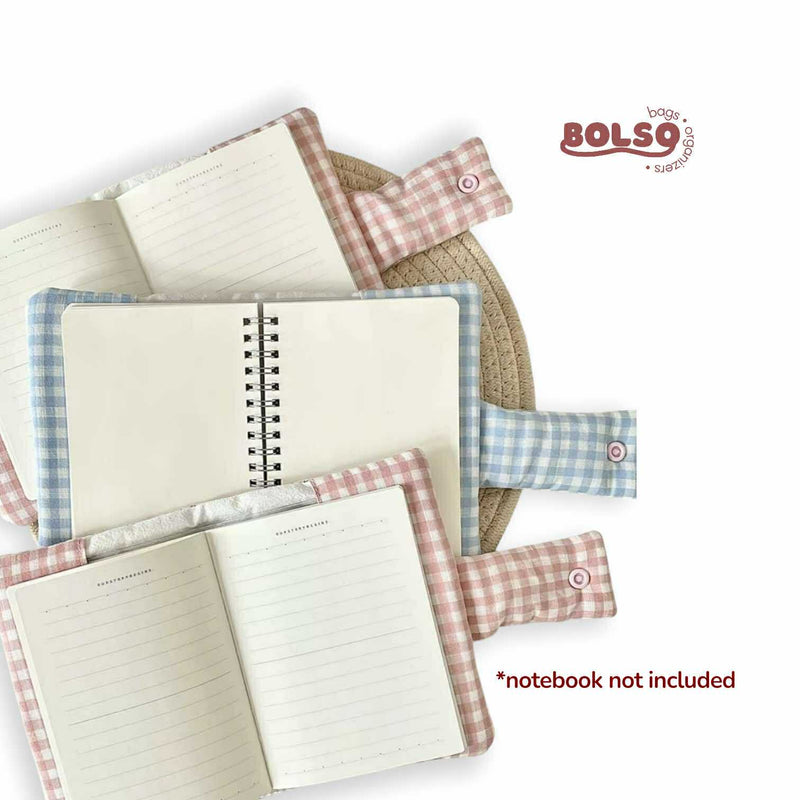 BOLSO Fabric Cushion Handmade Mini Notebook Passport Holder Dainty Floral Case