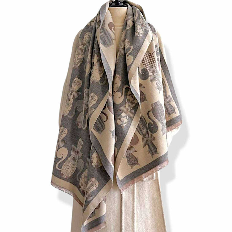 WRAP Warm Shawl Rectangular WRMW076