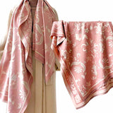 WRAP Warm Rectangular Shawl | Pink Edition