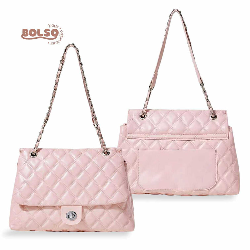 PREORDER BOLSO Diamond Quilted Leather Chain Multiway Classic Bag