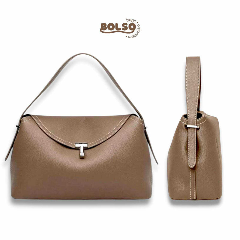 PREORDER BOLSO Premium Classic Leather Pillow Shoulder Bag w Sling