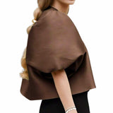 BLUSA Bubble Sleeves Classic Bolero Blouse Top