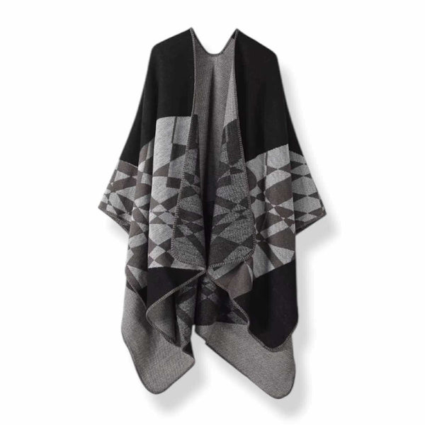 WRAP Plaid Cloak Shawl Scarf DP027