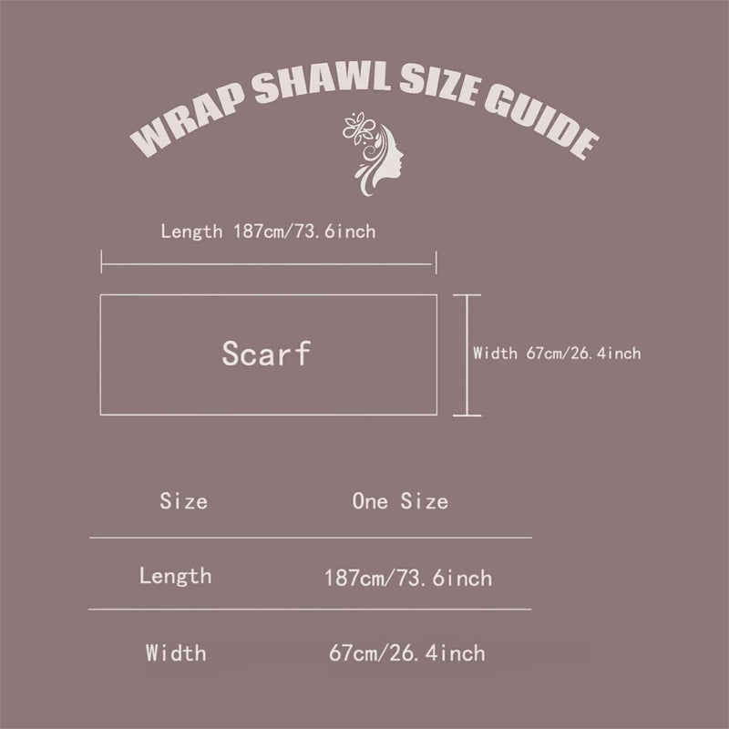 WRAP Warm Shawl Rectangular WRMW079
