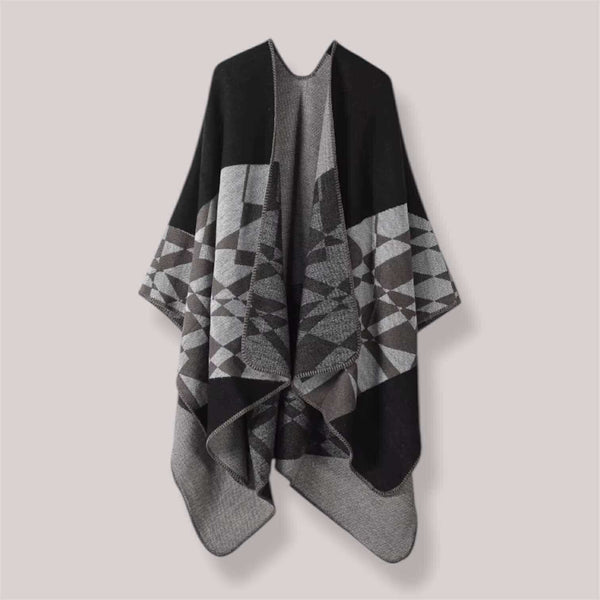 WRAP Plaid Cloak Shawl Scarf DP027