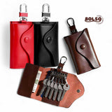 BOLSO Premium Leather Vintage Key Holder - Gift for Him