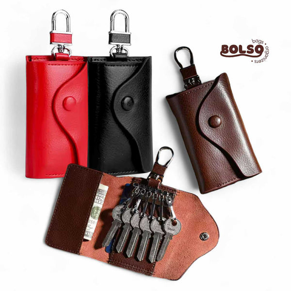 BOLSO Premium Leather Vintage Key Holder - Gift for Him
