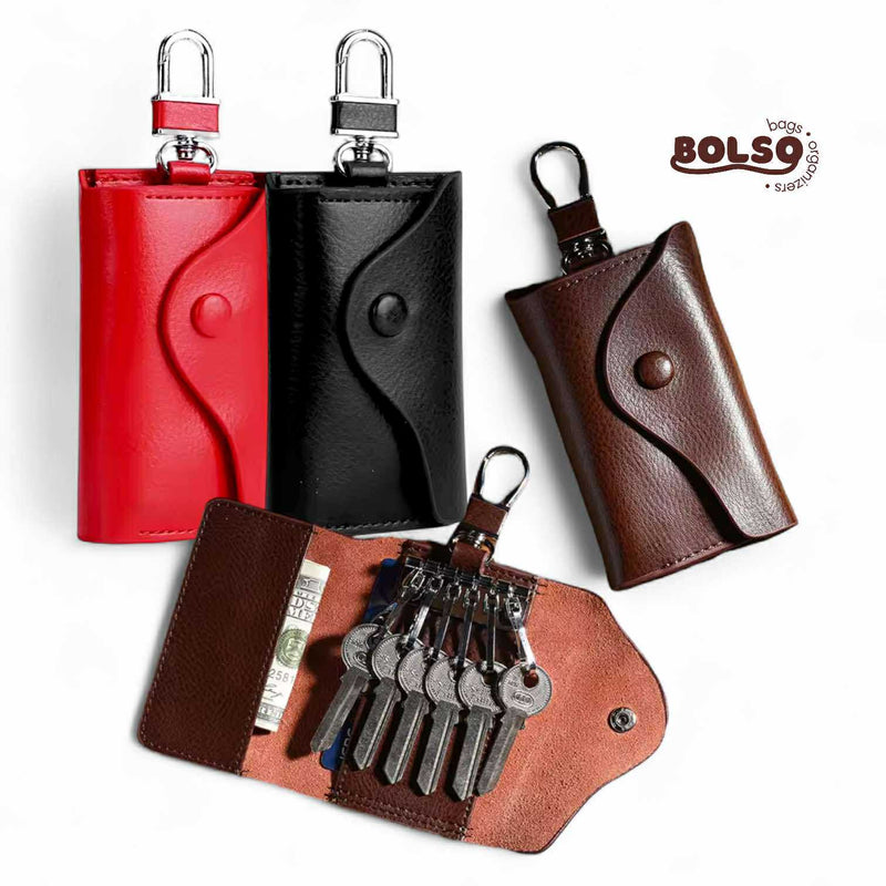 BOLSO Premium Leather Vintage Key Holder - Gift for Him