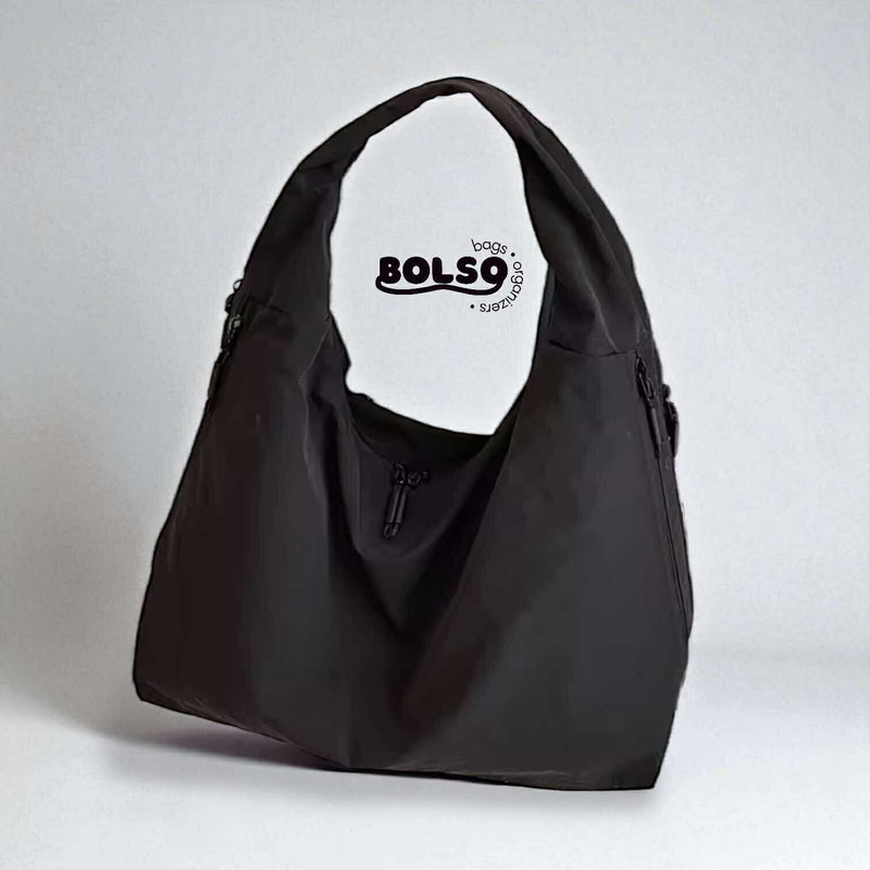 BOLSO Large Macaroon Water Resistant Canvas Commuters Tote Bag