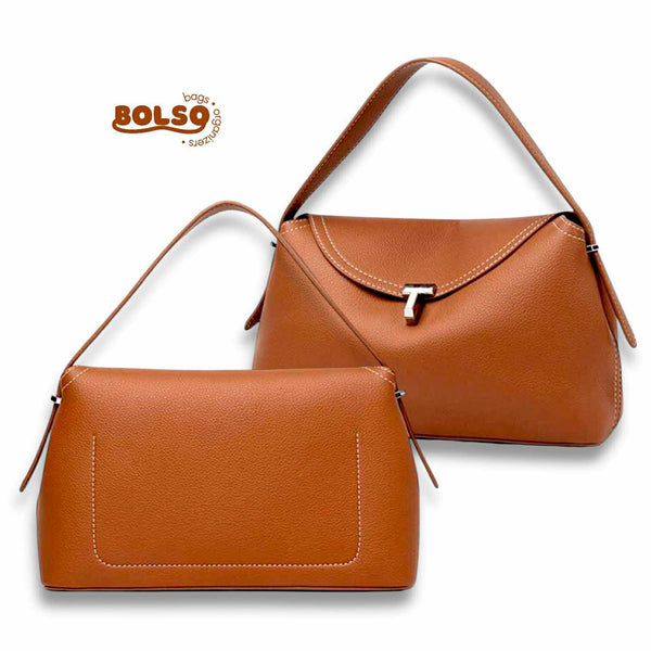 PREORDER BOLSO Premium Classic Leather Pillow Shoulder Bag w Sling