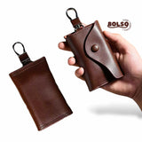 BOLSO Premium Leather Vintage Key Holder - Gift for Him