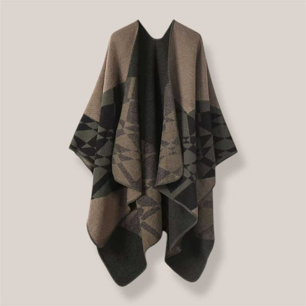 WRAP Plaid Cloak Shawl Scarf DP028