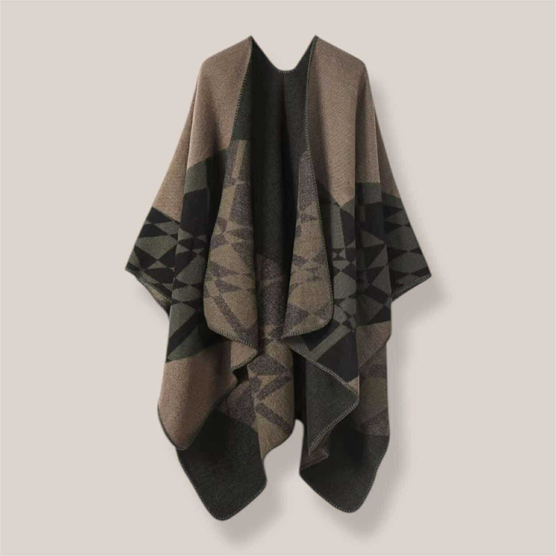WRAP Plaid Cloak Shawl Scarf DP028