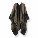 WRAP Plaid Cloak Shawl Scarf DP028