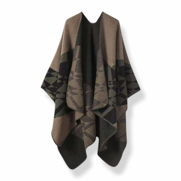 WRAP Plaid Cloak Shawl Scarf DP028