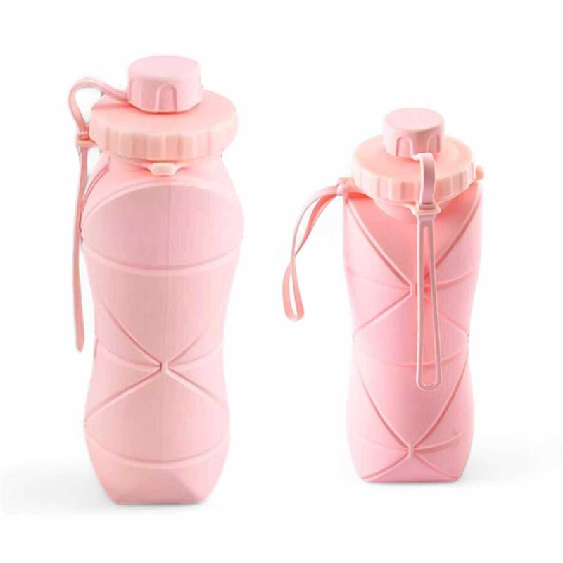 2SKN Compact Silicone Bottle for Travel, Emergency & On-the-Go Hydration 600ml