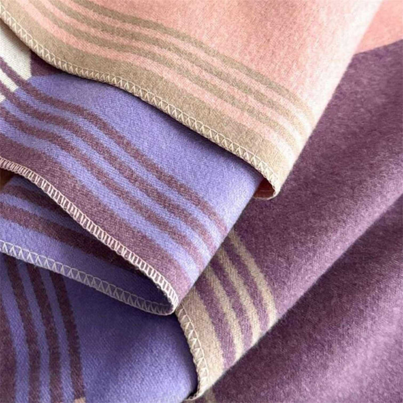 WRAP Warm Shawl Rectangular Multicolor