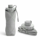 2SKN Compact Silicone Bottle for Travel, Emergency & On-the-Go Hydration 600ml