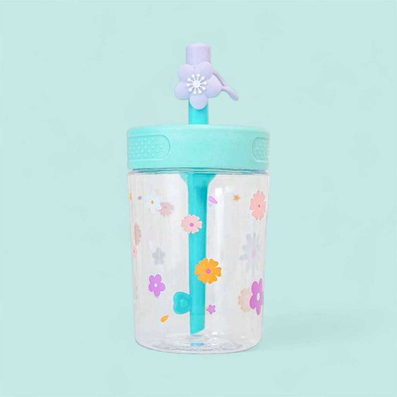 LITTLE DREAMERS Floral Training Straw Cup for Kids 450ml