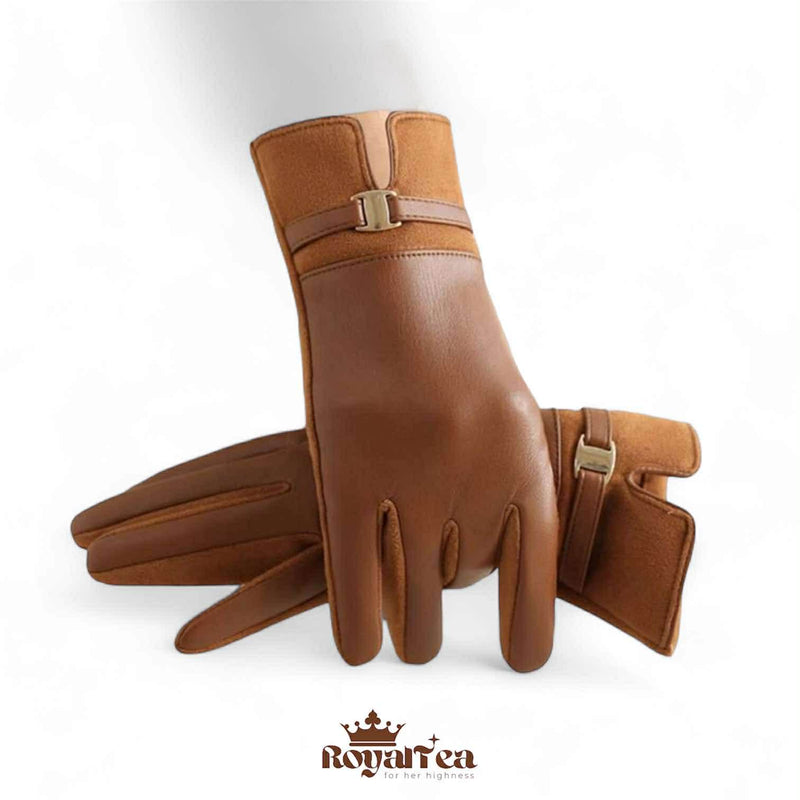 ROYALTEA Warm Winter Elegant Gloves