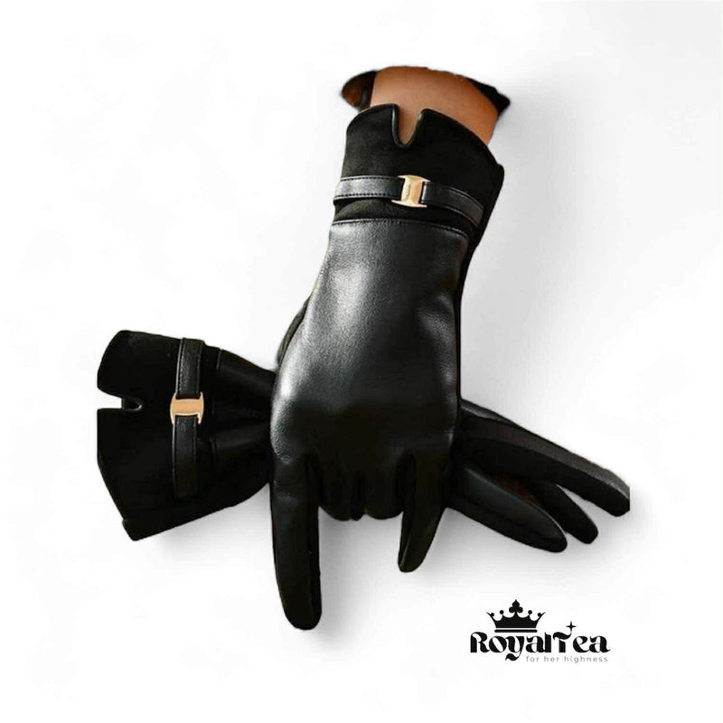 ROYALTEA Warm Winter Elegant Gloves