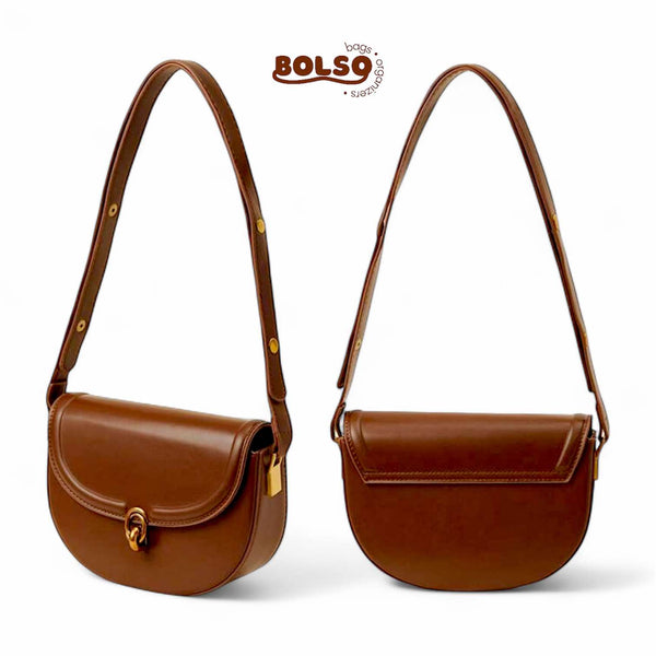 PREORDER BOLSO Vintage Saddle Shoulder Bag