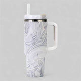 2SKN Insulated Tumbler Mug with Straw Hot Cold 40oz