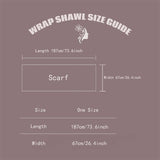 WRAP Warm Shawl Rectangular WRMW080