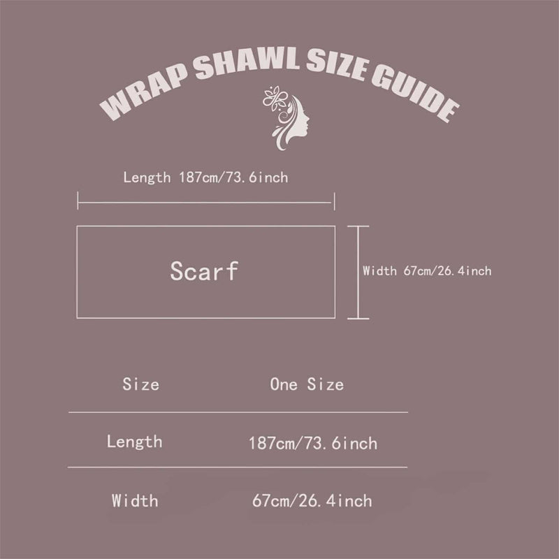 WRAP Warm Shawl Rectangular WRMW080