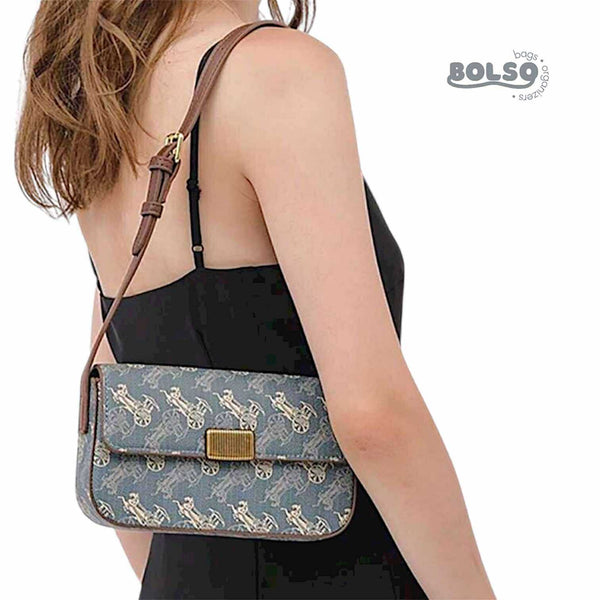 BOLSO Vintage Baguette Shoulder Bag