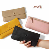 BOLSO Minimalist Thin Long Wallet