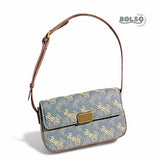 BOLSO Vintage Baguette Shoulder Bag