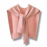 WRAP Plain Shoulder Wrap Overlay Tie Knitted Cardigan