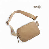 BOLSO Waterproof Sports Fanny Pack Zip Belt Bag (Updated Zipper)