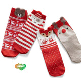 FOOTSIES 4pairs Christmas Mid Calf Socks Set
