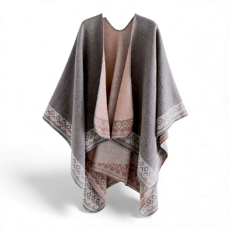 WRAP Plaid Cloak Shawl Scarf DP029