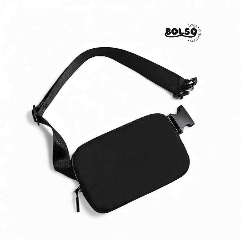 BOLSO Waterproof Sports Fanny Pack Zip Belt Bag (Updated Zipper)