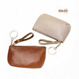 BOLSO Soft Leather Zipper Coin Purse (Gift for Her)