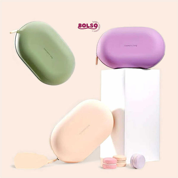 BOLSO Oval Silicone Vanity Storage Bag