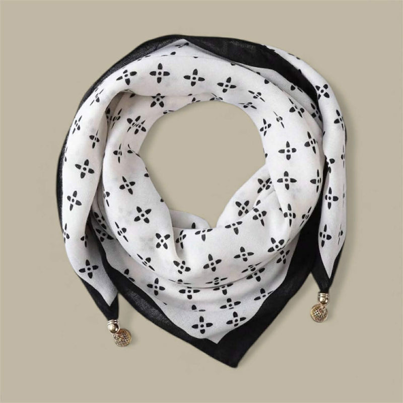 WRAP Elegant Neck Cover Warmer Scarf w Magnetic Closure