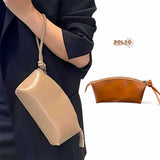 BOLSO Leather Vanity Wristlet Bag