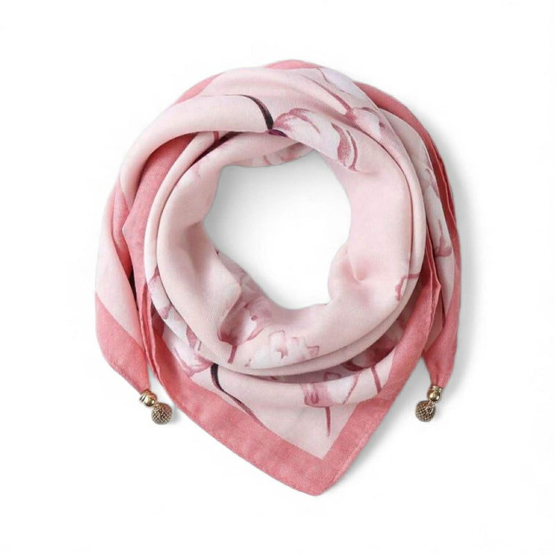 WRAP Elegant Neck Cover Warmer Scarf w Magnetic Closure
