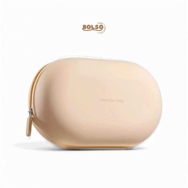 BOLSO Oval Silicone Vanity Storage Bag
