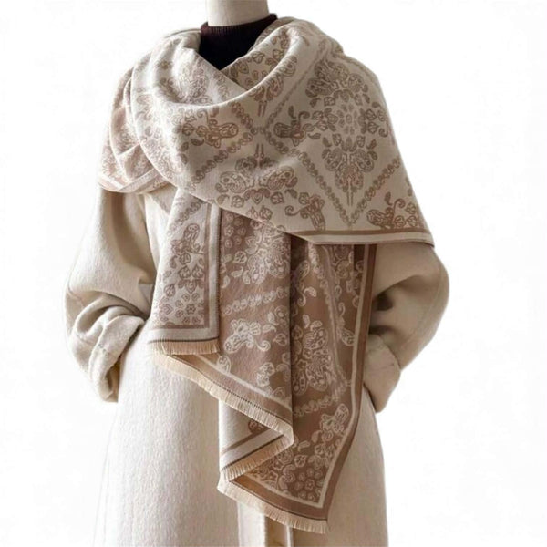 WRAP Warm Shawl Rectangular Paisly Pattern