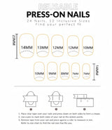 2SKN Christmas Theme Press On Nails