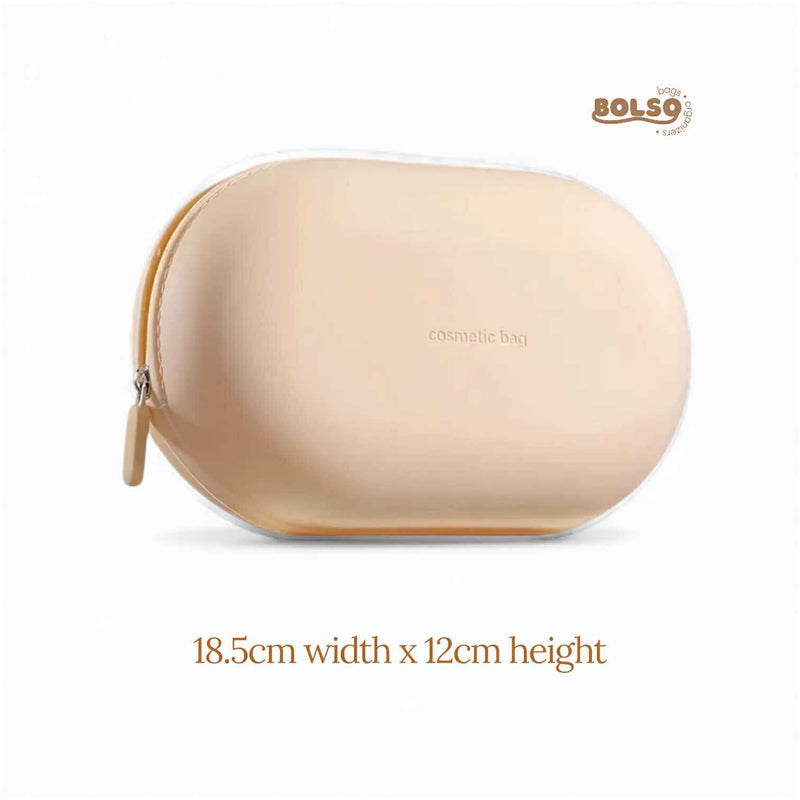 BOLSO Oval Silicone Vanity Storage Bag