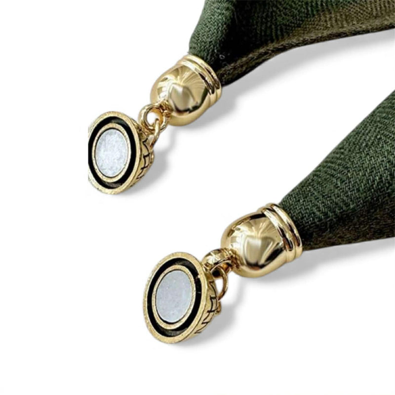 WRAP Elegant Neck Cover Warmer Scarf w Magnetic Closure