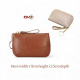 BOLSO Soft Leather Zipper Coin Purse (Gift for Her)